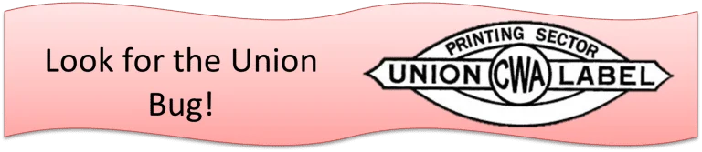 Look for the Union Bug — CWA Printing Sector Union Label