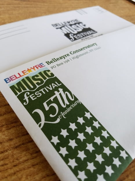 Belleayre Music Festival Envelopes