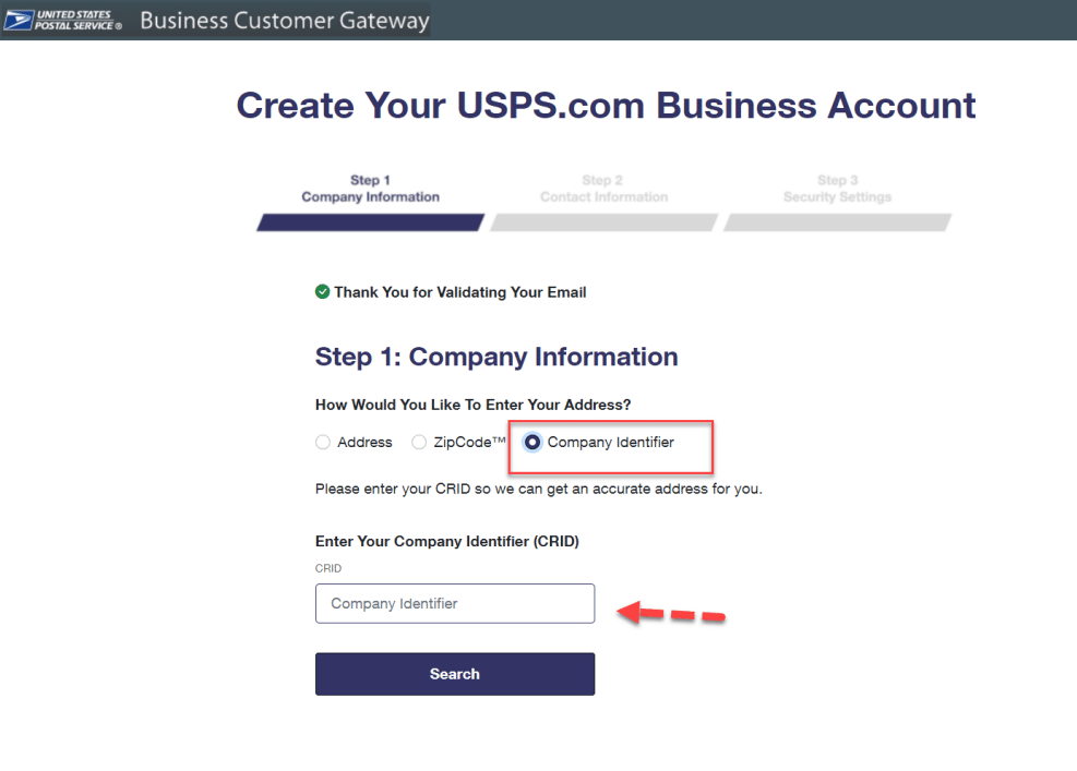 Create your USPS.com Business account - USPS Registration 