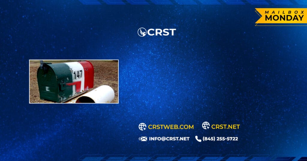 Italian Mailbox with CRSTNET direct mail in Ulster County, New York